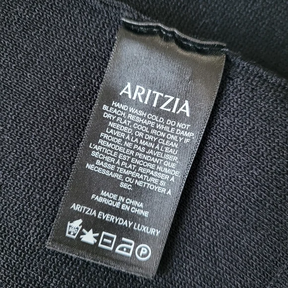 ARITZIA Sculpt Knit boustier camisolein black - Picture 9 of 12